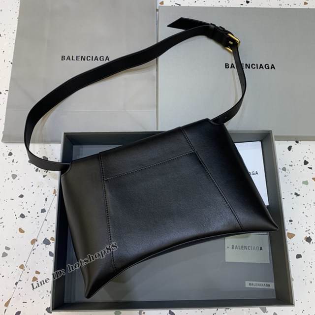 Balenciaga巴黎世家專櫃爆款超大號平紋黑金扣Hourglass沙漏包 fyj1816